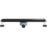 Tuš kanal 2-u-1 sa 360° sifonom Crna 60 cm Nehrđajući čelik 304 | shoptok.hr