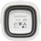 5five Five sklopiva kanta 5 l sivo-bijela | shoptok.hr