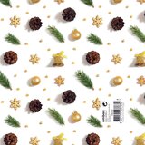 Ambar Novogodišnji ukrasni papir tabak - Pinecone Christmas Cene
