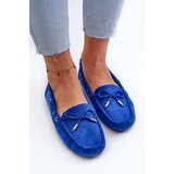 Boto Women's Blue Suede Moccasins Si Passione | shoptok.hr