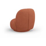 Micadoni Home Opečnato oranžen fotelj iz tkanine bouclé Chuck – | Shoptok.si