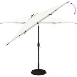  Suncobran za vrt s LED svjetlima i postoljem 300 x 300 cm | Shoptok.si