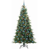  Umetno Zložljivo Božično Drevo Zelena 240 cm PE in PVC, (5000066253) | Shoptok.si