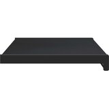  Prozorska klupčica Crno s drvenim uzorkom 60 x 30 x 4,5 cm PVC | shoptok.hr