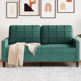  The Living Store Dvosed temno zelen 140 cm žamet - Dvosed, (21495019) | Shoptok.si