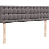  Otomanski okvir kreveta s madracima sivi 160x200cm umjetna koža | shoptok.hr