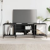 The Living Store TV omarica črna 153x37x50 cm inženirski les - TV Omarica, (21670946) | Shoptok.si