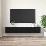  Set TV komoda 3 pcs Crna 60 x 30 x 30 cm Konstruirano drvo | shoptok.hr