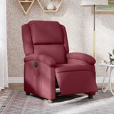 Maison Chic Električni naslanjač - Relax naslanjač vinsko rdeče blago, (22061512) | Shoptok.si