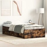  Okvir kreveta boja dimljenog hrasta 90 x 200 cm | shoptok.hr