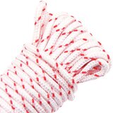 vidaXL Potegnite zaganjalno vrvico bele in rdeče barve Ø3 mm 10 m | Shoptok.si