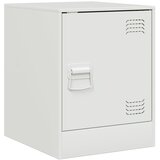 Maison Chic Nočna omarica - Nočna miza bela 34,5x39x44 cm jeklo, (21687387) Cene