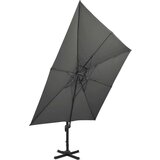 vidaXL konzolni suncobran s dvostrukim vrhom 300 x 300 cm antracit | shoptok.hr