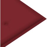  Klupa Batavia s crvenim jastukom 150 cm od masivne tikovine | shoptok.hr