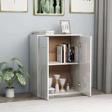  Komoda visok sijaj bela 60x30x75 cm iverna plošča, (20623105) | Shoptok.si