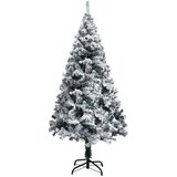 vidaXL umjetno božićno drvce sa snijegom zeleno 120 cm pvc | shoptok.hr