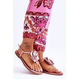 Boto Women's Flip Flops With Fabric Rose Nude Carisma | shoptok.hr