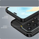 Techsuit Carbon Silicone maska za Honor 200 Lite – crna | shoptok.hr