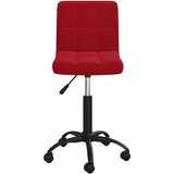 Maison Chic Vrtljiv Jedilni stoli - Vzorci stoli vinsko rdeč žamet A1779, (22031226) | Shoptok.si