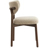 Light & Living Rjav/kremno bel oblazinjen jedilni stol Trosa – | Shoptok.si