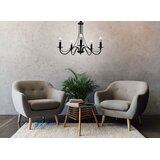 Toolight stropna viseća svjetiljka rustikalna crna APP647-5CP | shoptok.hr