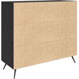 Kreveta Crni hrast 89,5 x 34 x 80 cm Konstruirano drvo | shoptok.hr