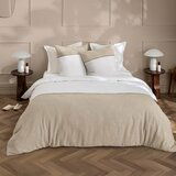 Douceur d intérieur Bela/bež bombažna posteljnina za zakonsko posteljo/podaljšana 240x220 cm Gabrielle – | Shoptok.si