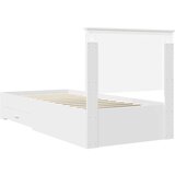  Konstrukcija postelje Bela 90 x 190 cm Konstruiran les, (5000103579) | Shoptok.si