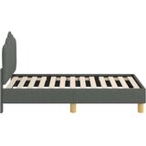  Posteljica za malčke z vzglavjem Temno siva 70 x 140 cm blago, (5000121026) | Shoptok.si