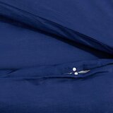 Set posteljine za poplun modri 200 x 200 cm pamučni | shoptok.hr