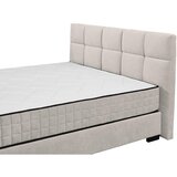 MID.YOU POSTELJA Z VZMETNICO 160 cm x 200 cm , tekstil, leseni material bež | Shoptok.si