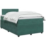  Boxspring krevet s madracem Tamnozelena 120 x 190 cm Baršun | shoptok.hr
