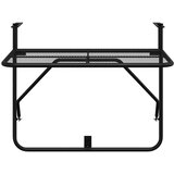 vidaXL balkonski stol crni 60 x 40 cm čelični | shoptok.hr