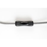 White Label Črna namizna svetilka Landon - | Shoptok.si