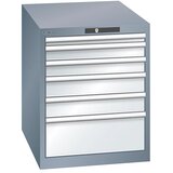 LISTA predalnik s 6 predali, šxgxv 564 x 724 x 700 mm, svetlo moder Cene
