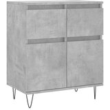 Maison Chic Komoda - Predalnik betonsko siva 60x35x70 cm inženirski les, (21718639) Cene