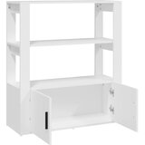  Komoda bijela 80 x 30 x 90 cm od konstruiranog drva | shoptok.hr
