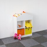 ECO TOYS drveni dječji ormarić–polica za lutke s pretincima | shoptok.hr