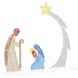 vidaXL Jaslice Topla bijela 149 x32 x 127.5 cm Poliester | shoptok.hr