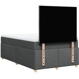  Krevet s oprugama i madracem tamnosivi 120 x 200 cm od tkanine | shoptok.hr