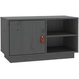 TV ormarić sivi 70 x 34 x 40 cm od masivne borovine | Eponuda.com