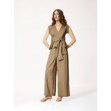 Reserved Hlače od liocelnih vlakana - toplomaslinasto | shoptok.hr