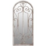 Maison Chic Ogledalo - Zrcalo - Kozmetično ogledalo peščeno 100x45 cm železno za notranjo uporabo, (21698098) | Shoptok.si