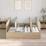 Krevet s ladicama Sonoma hrast 150 x 200 cm Konstruirano drvo | Eponuda.ba