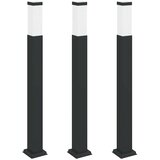  Stupić za zidne svjetiljke 3 kom 80 cm crne IP44 | shoptok.hr
