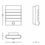 Philips 17274/47/16 - Spoljašnja LED svetiljka sa senzorom RACCOON LED/3W IP44 | Eponuda.com