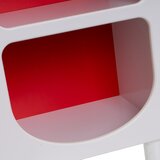 Casa Selección Rdeče-bel regal 76x70 cm – | Shoptok.si