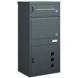 SoBuy Omarica Paketi Shranjevanje Barva Siva 55x41.3x112cm OGS67-DG, (5000496229) Cene
