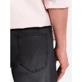 Ombre Men's classic cut denim shorts - black | shoptok.hr