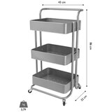 Echtwerk SERVIRNI VOZIČEK 43/32/86 cm | Shoptok.si
